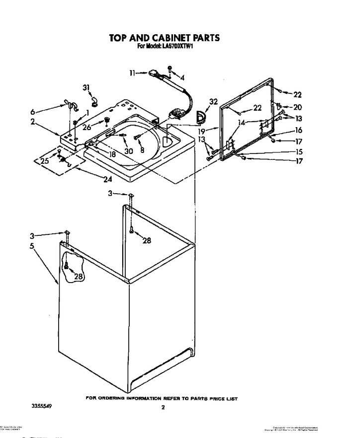 Diagram for LA5700XTW1