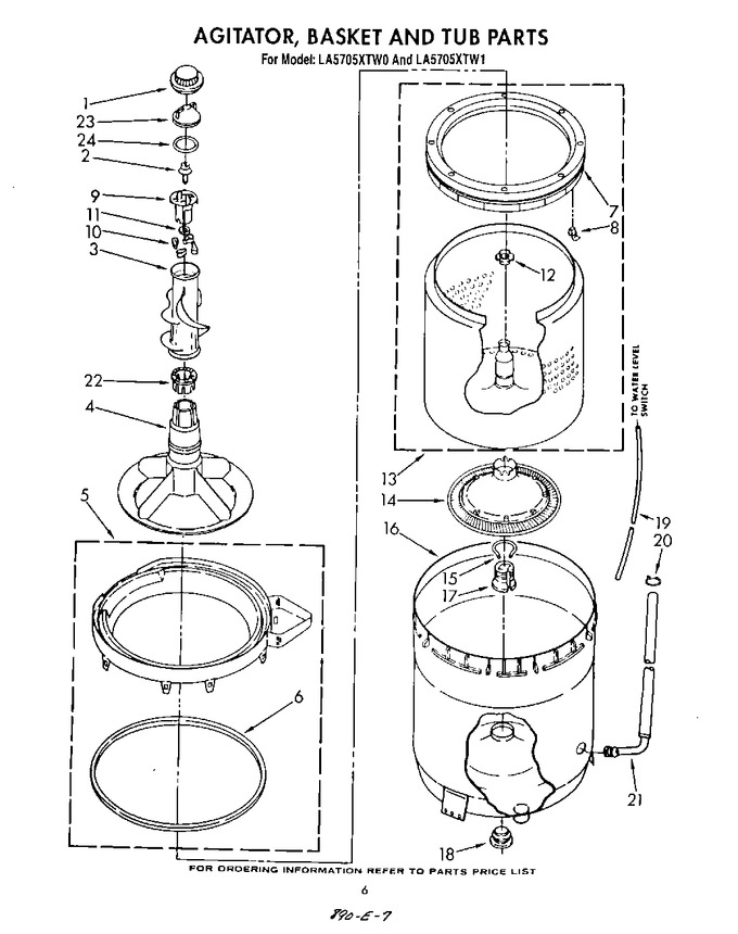 Diagram for LA5705XTW0