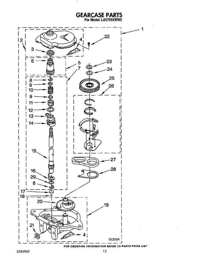 Diagram for LA5705XWF0