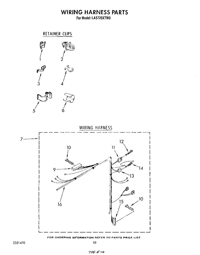 Diagram for LA5720XTW0