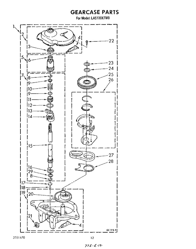 Diagram for LA5720XTW0