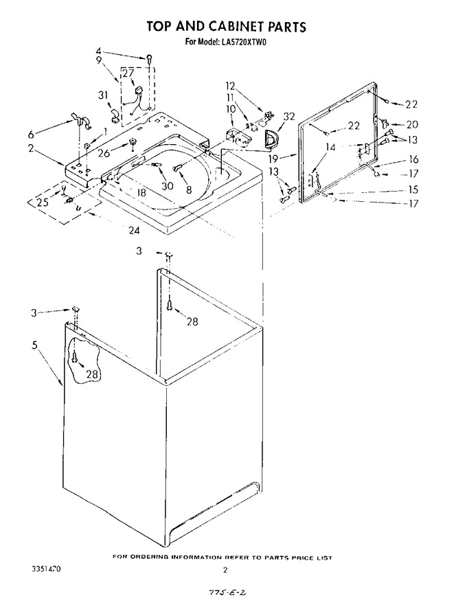 Diagram for LA5720XTW0