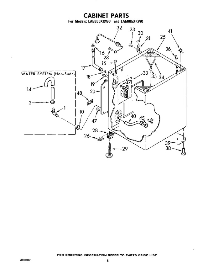 Diagram for LA5805XKW0