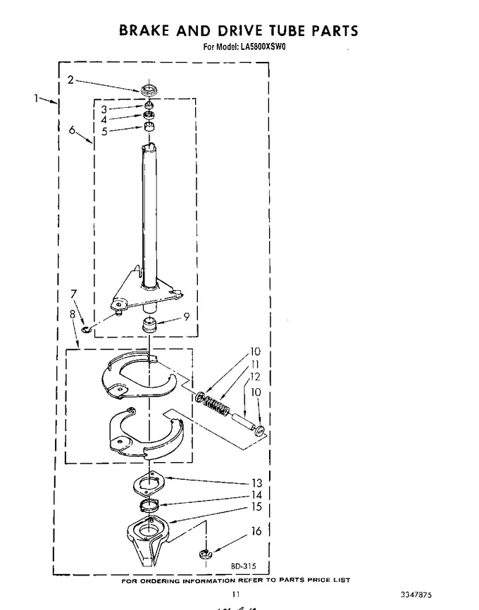 Diagram for LA5800XSW0