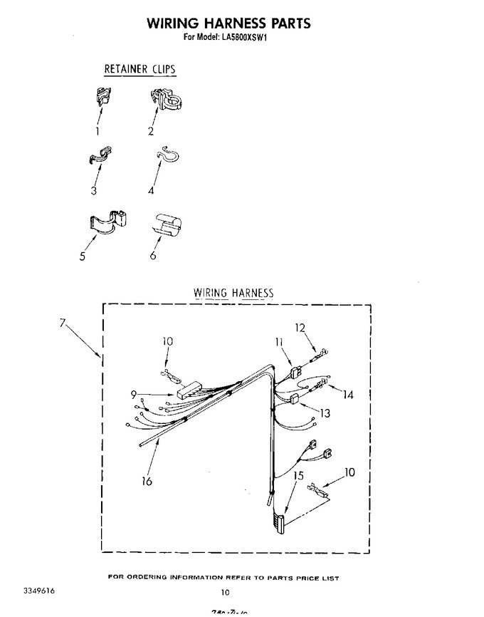 Diagram for LA5800XSW1