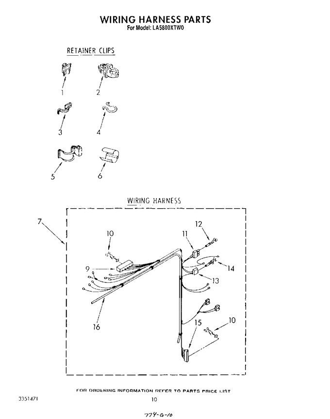 Diagram for LA5800XTG0