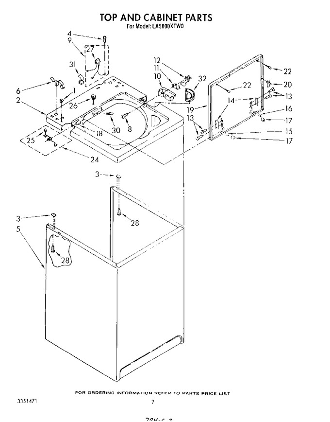 Diagram for LA5800XTF0