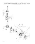 Diagram for 06 - Brake, Clutch, Gearcase, Motor And Pump