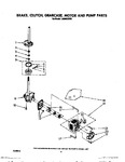 Diagram for 06 - Brake, Clutch, Gearcase, Motor And Pump