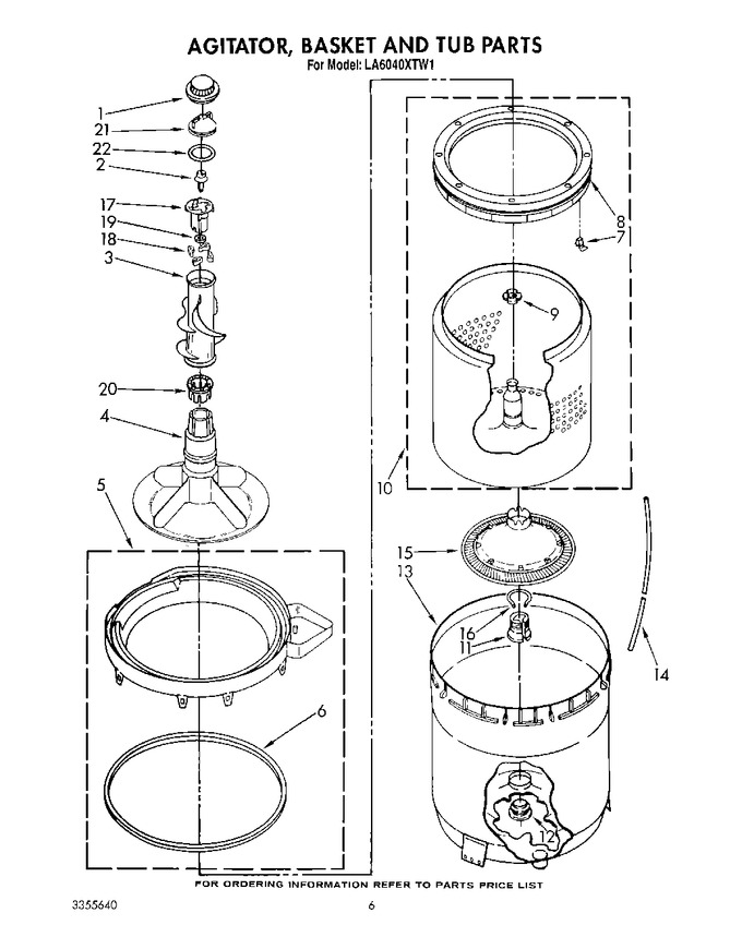 Diagram for LA6040XTW1