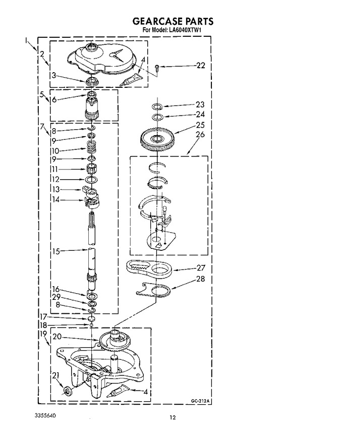 Diagram for LA6040XTN1