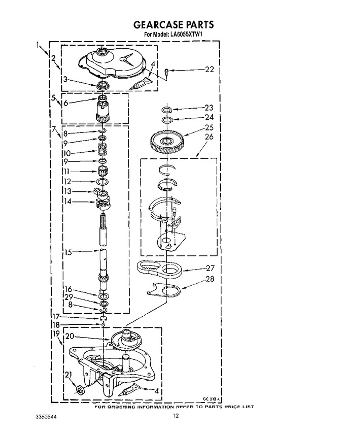 Diagram for LA6055XTF1