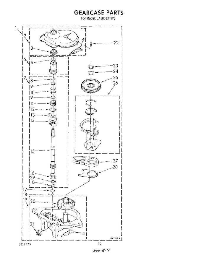 Diagram for LA6058XTG0