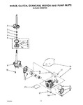 Diagram for 07 - Brake, Clutch, Gearcase, Motor And Pump