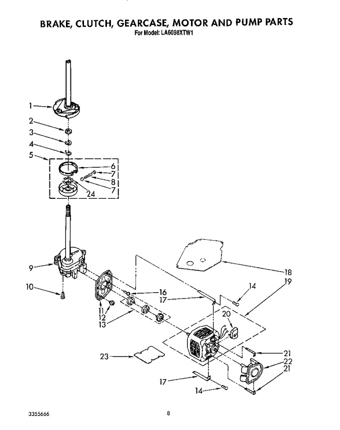 Diagram for LA6098XTF1