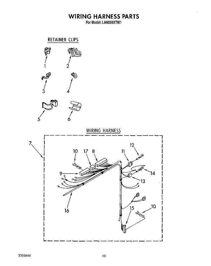 Diagram for LA6098XTF1