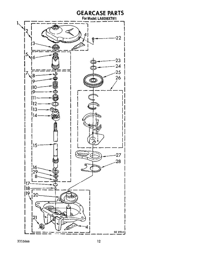 Diagram for LA6098XTW1