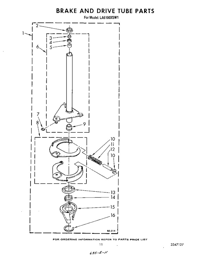 Diagram for LA6100XSW1