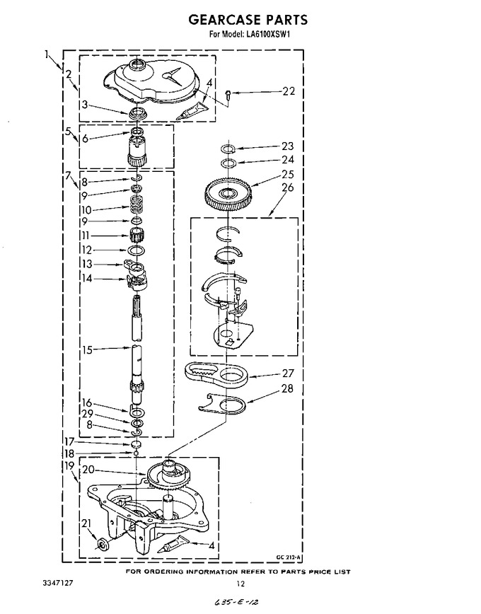 Diagram for LA6100XSW1