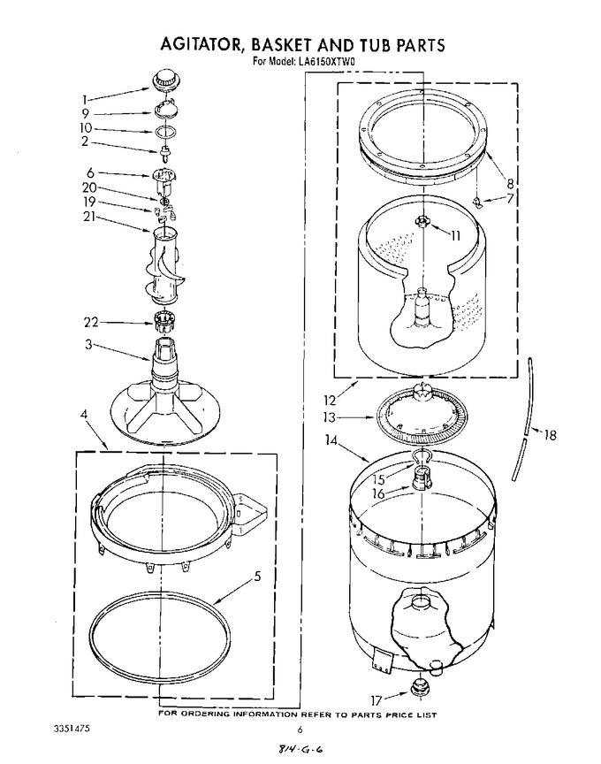 Diagram for LA6150XTM0