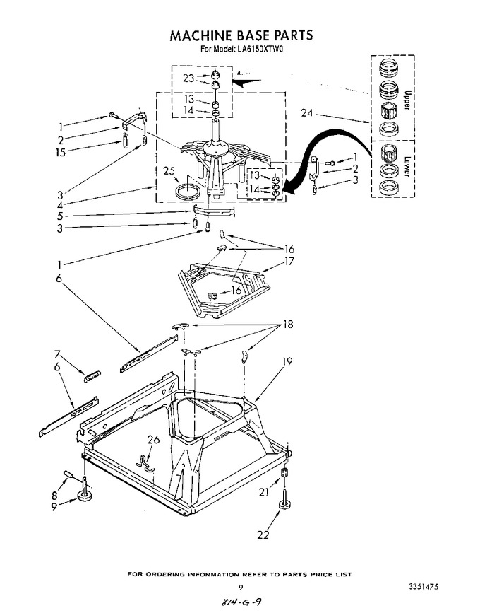 Diagram for LA6150XTG0