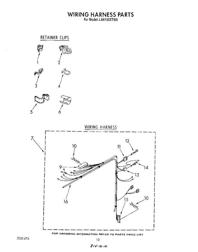 Diagram for LA6150XTM0