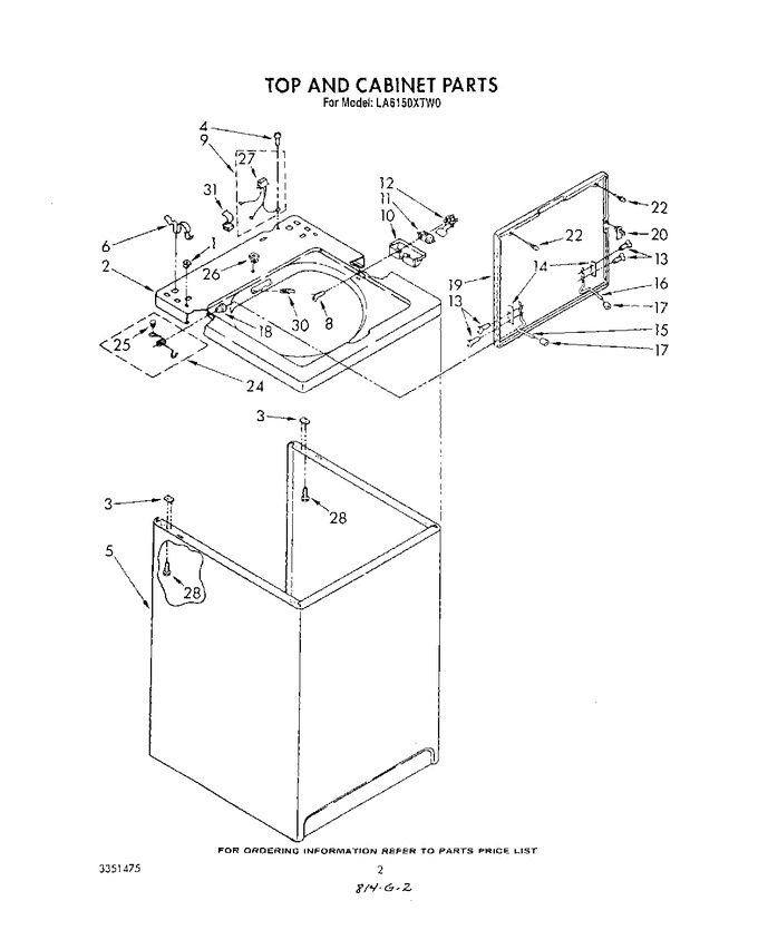 Diagram for LA6150XTF0