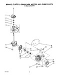 Diagram for 06 - Brake, Clutch, Gearcase, Motor And Pump