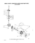 Diagram for 06 - Brake, Clutch, Gearcase, Motor And Pump