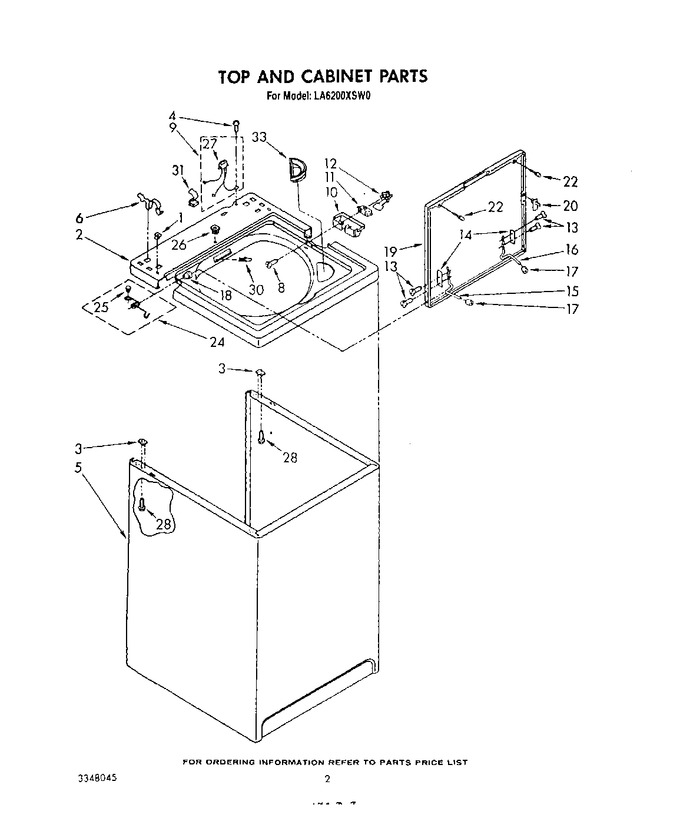 Diagram for LA6200XSW0