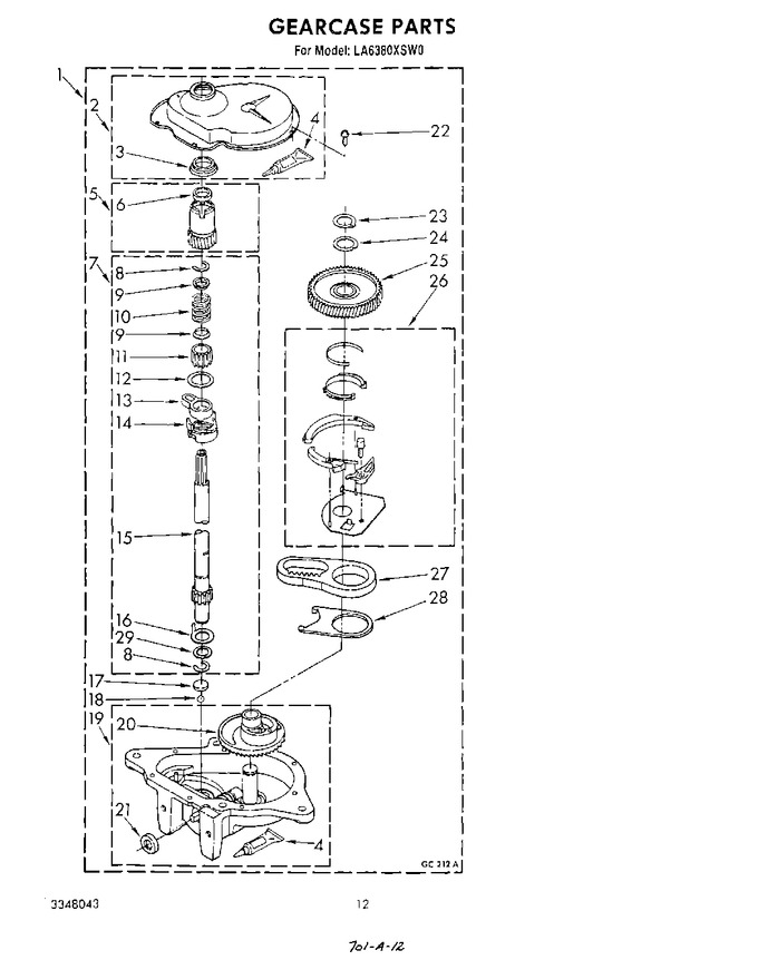 Diagram for LA6380XSW0