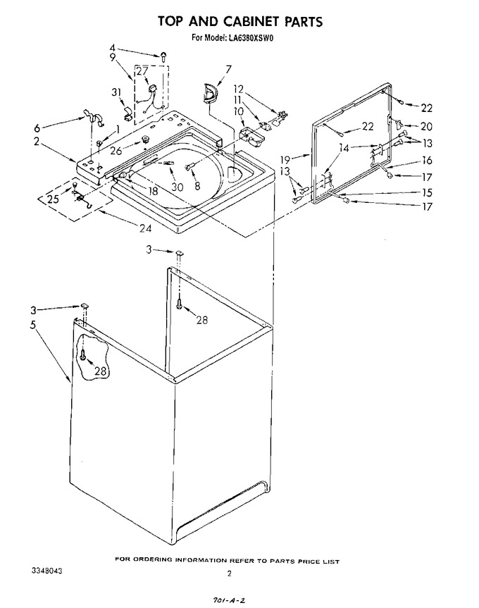 Diagram for LA6380XSW0