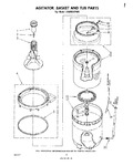 Diagram for 04 - Agitator, Basket And Tub