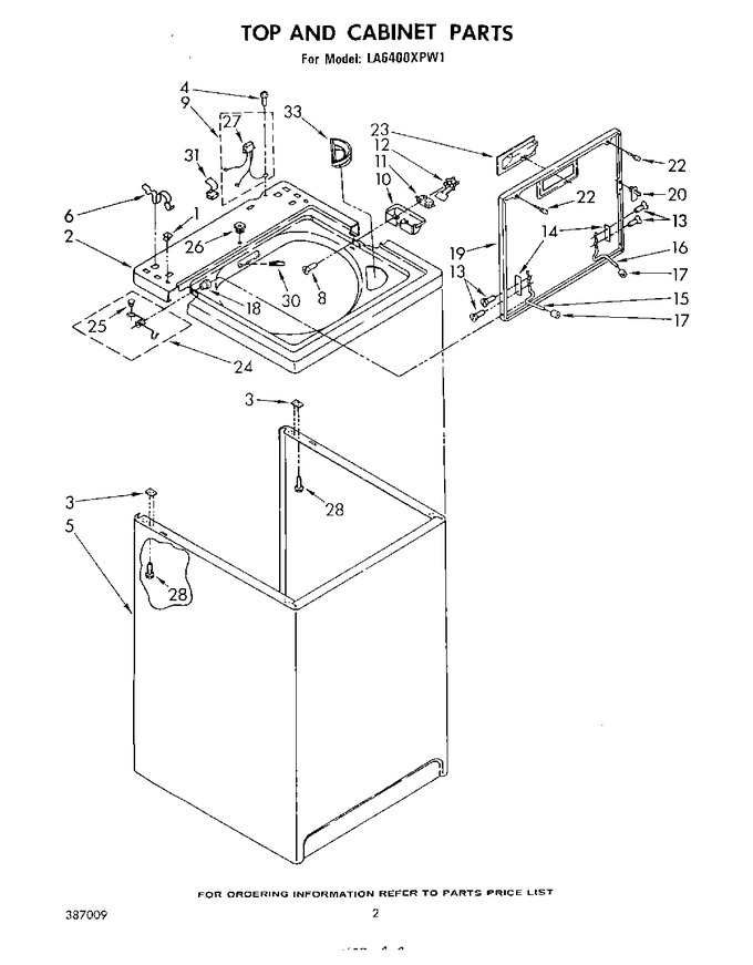 Diagram for LA6400XPW1