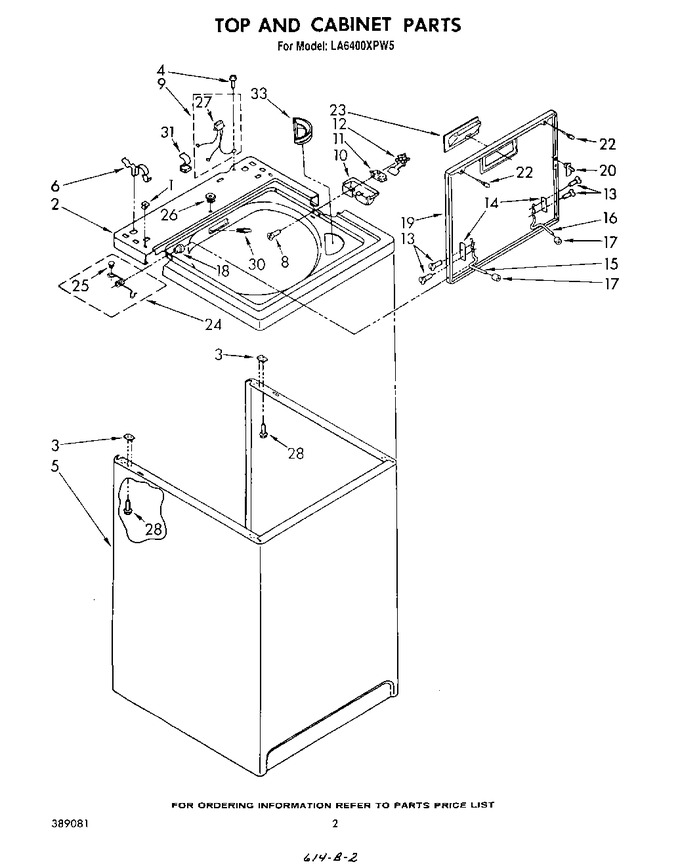 Diagram for LA6400XPW5