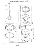 Diagram for 04 - Agitator, Basket, And Tub