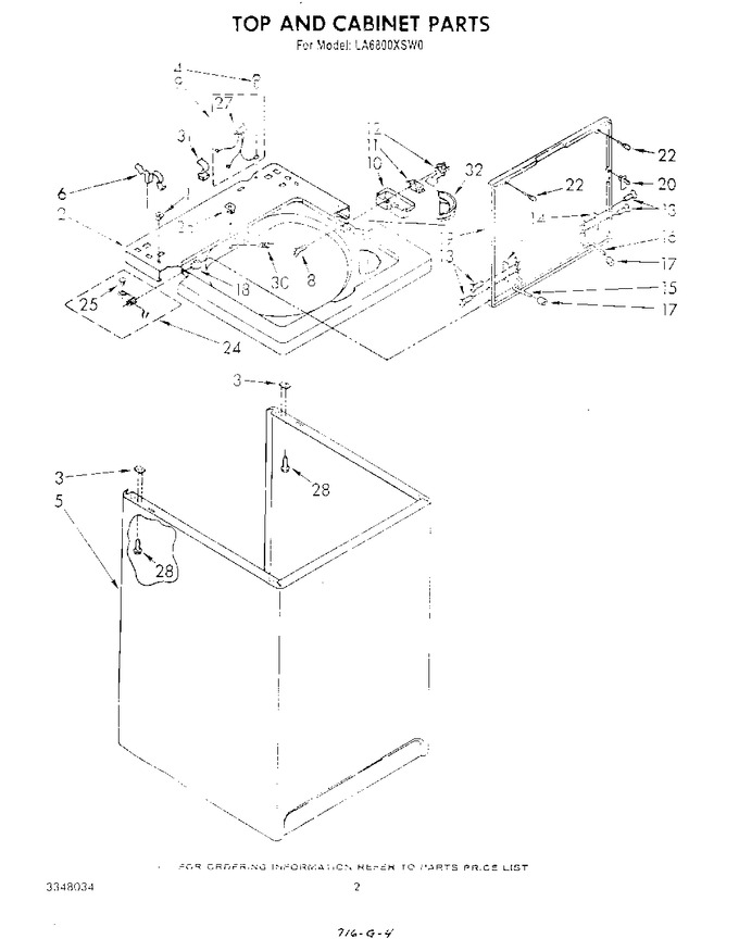 Diagram for LA6800XSW0