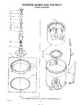 Diagram for 04 - Agitator, Basket And Tub