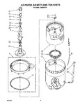 Diagram for 05 - Agitator, Basket And Tub