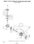 Diagram for 06 - Brake, Clutch, Gearcase, Motor And Pump