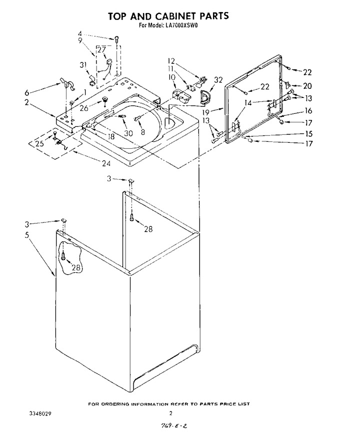 Diagram for LA7000XSW0