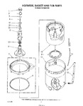 Diagram for 04 - Agitator, Basket And Tub