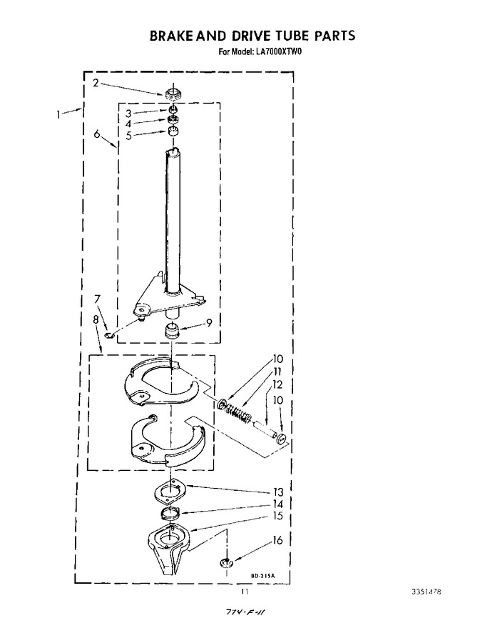 Diagram for LA7000XTW0