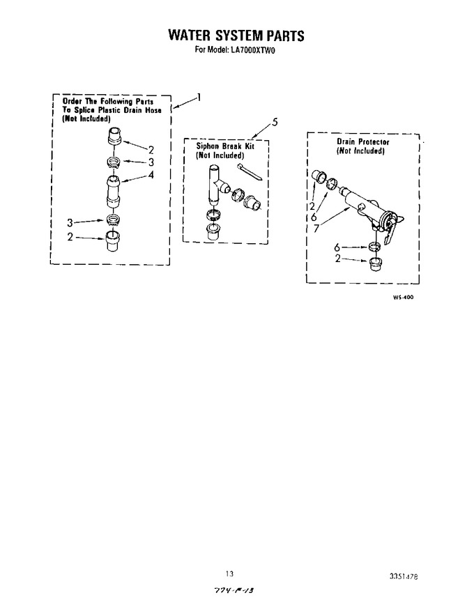 Diagram for LA7000XTF0