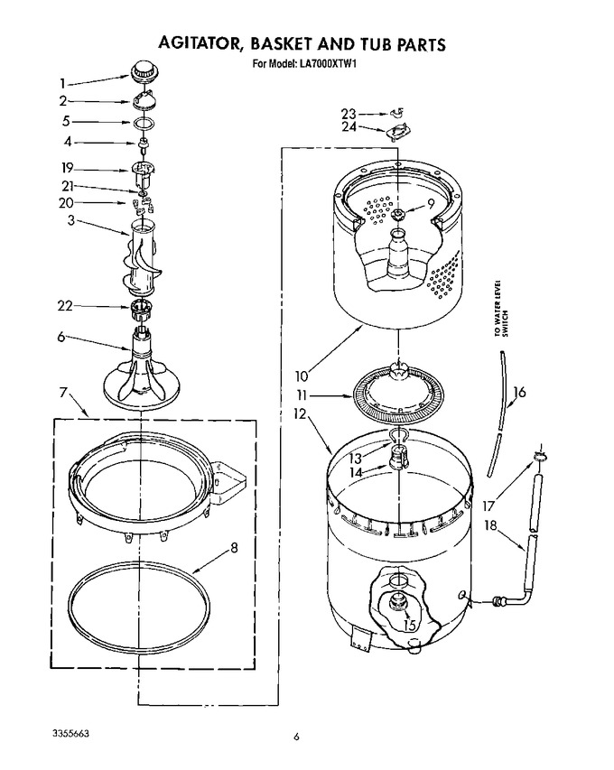 Diagram for LA7000XTW1