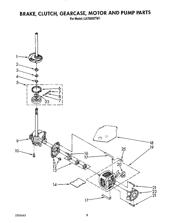 Diagram for LA7000XTW1