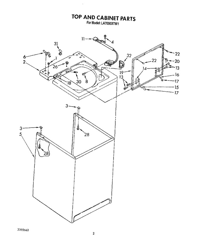 Diagram for LA7000XTF1