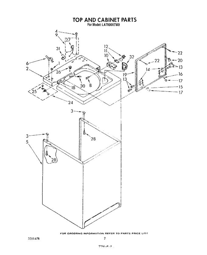 Diagram for LA7000XTG0