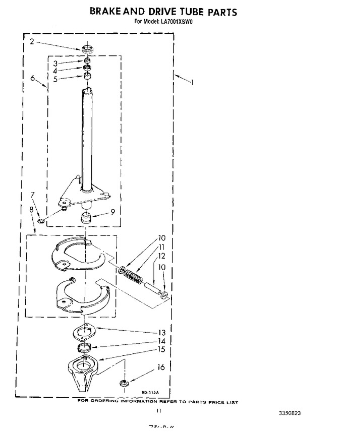 Diagram for LA7001XSW0