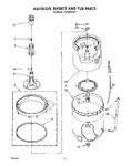 Diagram for 05 - Agitator, Basket And Tub